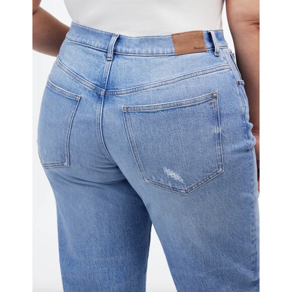 Madewell The Plus Perfect Vintage Wide Leg Crop Jean Hallstead Wash Blue 16W NWT - Picture 5 of 14